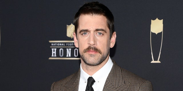 NFL player Aaron Rodgers said he'd like to take over 'Jeopardy!' hosting duties full-time. (Photo by Jason Kempin/Getty Images)