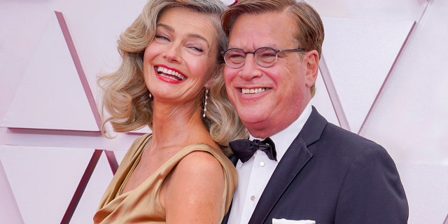 Paulina Porizkova and Aaron Sorkin reportedly began dating a few months ago. (Photo by Chris Pizzello-Pool/Getty Images)