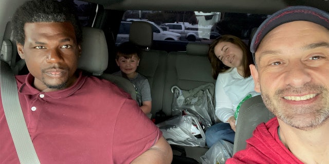 Alcide Dominique and Jamie in Opelousas, Louisiana.