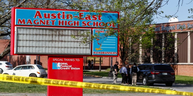 The Austin-East Magnet High School won't hold classes Tuesday or Wednesday. (AP)