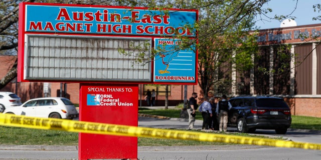 The Austin-East Magnet High School won't hold classes Tuesday or Wednesday. (AP)