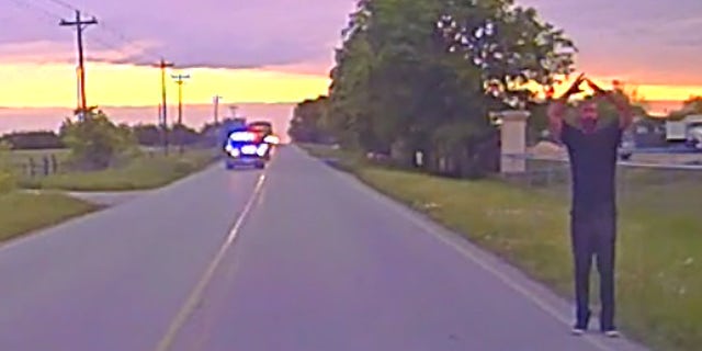 Stephen Broderick, suspect in Austin, Texas, massacre, arrested by Manor Police Department officers.