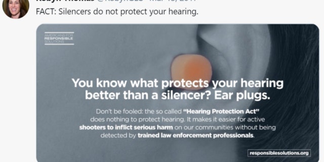 Gun suppressors tweet (Twitter)