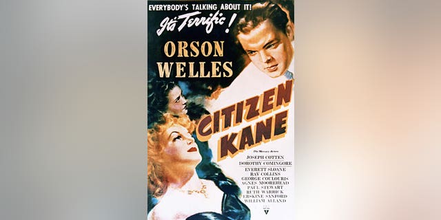 A poster for Orson Welles's 1941 drama 'Citizen Kane'. Welles produced, co-wrote, directed and starred in the film. (Photo by Silver Screen Collection/Getty Images)