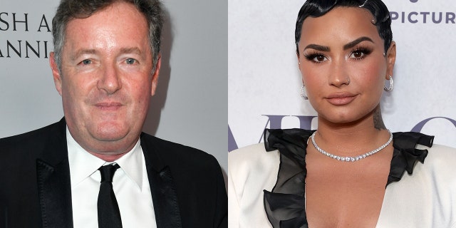 Piers Morgan called Demi Lovato 'dumb' and 'deluded' after she called out his 'favourite' Los Angeles frozen yogurt shop for their abundance of sugar-free offerings.