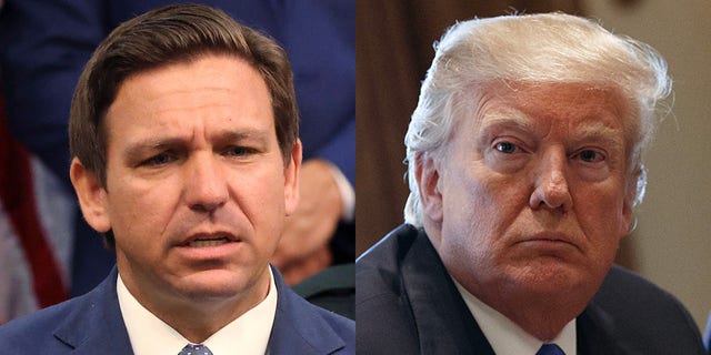 Florida Governor Ron DeSantis could be the next GOP flagship, succeeding former President Trump.  (Associated Press / Getty Images)