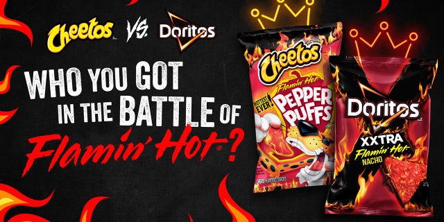 The two brands, which are both owned by Frito-Lay, are letting fans chose which chip is the best.