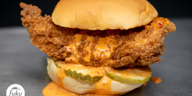 Fuku's Spicy Fried Chicken Sando