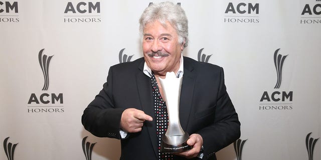Tony Orlando with Mohegan Sun Arena backstage at the 13th Annual ACM Honors at Ryman Auditorium on August 21, 2019, in Nashville, Tennessee. 