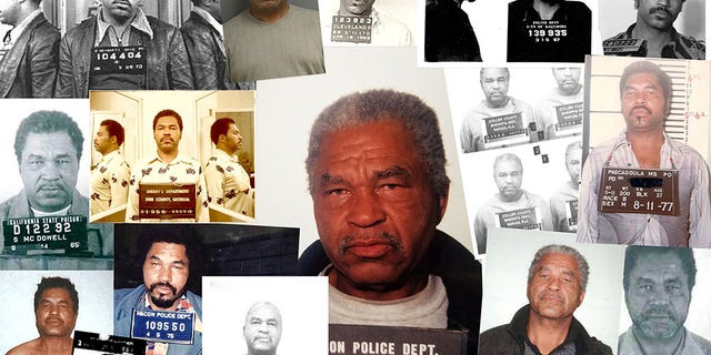 In this handout photo provided by the Federal Bureau of Investigation, serial killer Samuel Little is seen in a composite image depicting multiple mug shots/booking photos from 1966-1995. Little confessed to 93 murders in 19 states over 35 years. The FBI has verified 50 of these cases so far, making Little the most prolific serial killer in U.S. history.