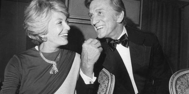 Kirk Douglas and wife Anne in town for the Opera opening, September 10, 1976. (Photo by Vince Maggiora/San Francisco Chronicle via Getty Images)