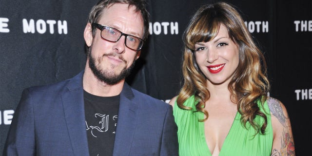 Jillian Lauren with her husband Scott Shriner.