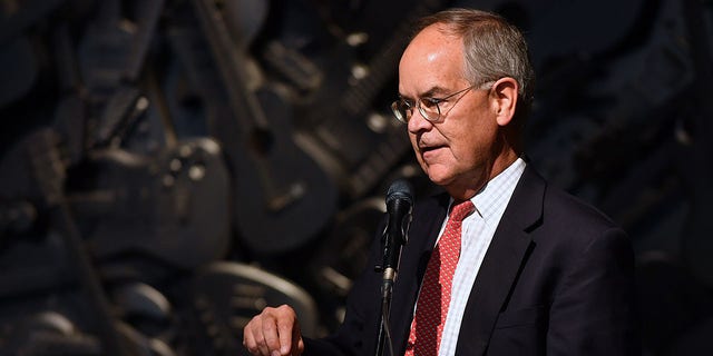 Rep. Jim Cooper speaks at The Recording Academy District Advocate Day at Musicians Hall of Fame and Museum on Oct. 19, 2017, in Nashville, Tennessee.