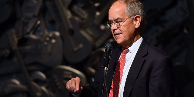 Representative Jim Cooper speaks at the Recording Academy District Advocate Day at the Musicians Hall of Fame and Museum on October 19, 2017 in Nashville.