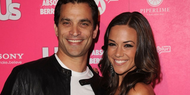 And actress and singer Jana Kramer, right, said she was 'annoyed' by actor Johnathon Schaech, left, sharing and tagging her in his social media post. (Photo by Jason Merritt/Getty Images)