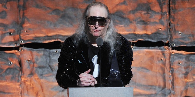 Inductee Jim Steinman speaks onstage at the Songwriters Hall of Fame 43rd Annual induction and awards at The New York Marriott Marquis on June 14, 2012 in New York City. Steinman reportedly died at age 73.