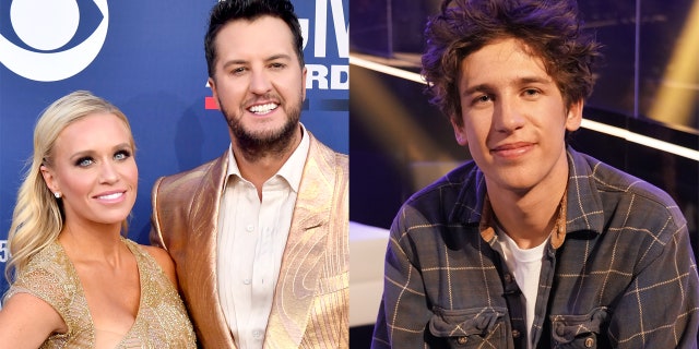 Luke Bryan's wife Caroline denied rumors that 'American Idol' contestant Wyatt Pike left after a physical dust-up with the country star.