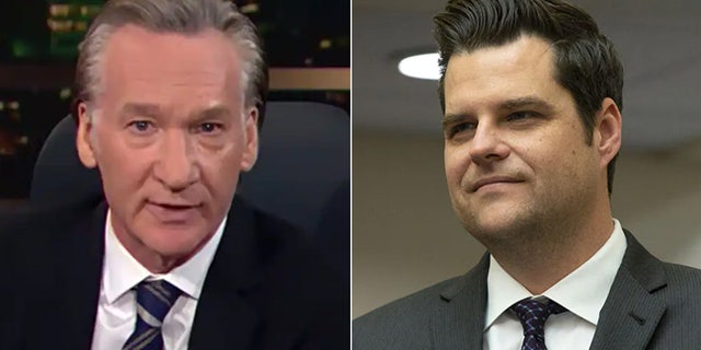 Bill Maher sees U.S. Rep. Matt Gaetz, R-Fla., as the face of a more free-wheeling Republican Party. (HBO/Stefani Reynolds/CNP/ABACAPRESS.COM)