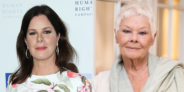 Marcia Gay Harden, left, implied that Judi Dench was unhappy with she lost out at the Oscars in 2001.