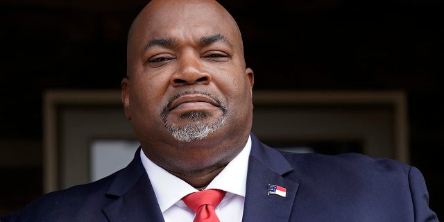 North Carolina Lt. Gov. Mark Robinson is shown at his home in Colfax, N.C., Tuesday, Nov. 10, 2020. The Greensboro, N.C., native was elected in 2020. (AP Photo/Gerry Broome, file)