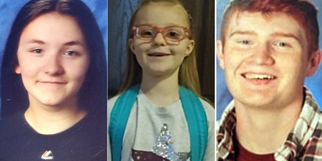Taryn, center, was initially believed to have gone missing along with two older children, 17-year old Tristan Conner Sexton and 14-year-old Taylor Summers. The two older children were not found with Taryn and are believed to be safe, authorities said.