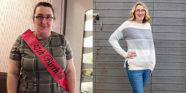At her heaviest, the Scottish woman weighed 252 pounds, and committed to making a change following her 30th birthday in January 2020.
