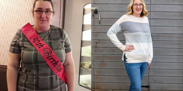 At her heaviest, the Scottish woman weighed 252 pounds, and committed to making a change following her 30th birthday in January 2020.