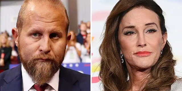 Donald Trump's former campaign manager Brad Parscale and Caitlyn Jenner. 