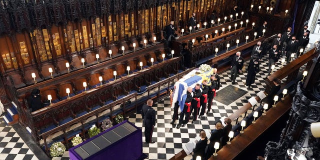 The Duke of Edinburgh served in the Royal Navy for 12 years. Military personnel had a large role in honoring him Saturday despite the attendance limit due to coronavirus restrictions in England.