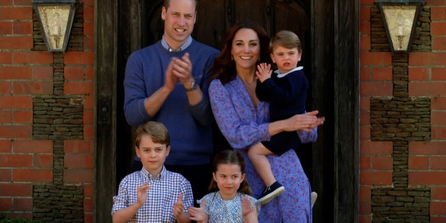 In celebration of their 10th wedding anniversary, Kate Middleton and Prince William shared a short video featuring footage of themselves playing with their three children. (Photo by Comic Relief/BBC Children in Need/Comic Relief via Getty Images)