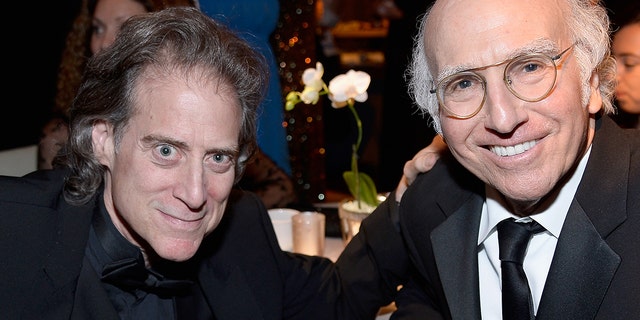 Actor and comedian Richard Lewis, left, is reuniting with Larry David on Season 11 of "Curb Your Enthusiasm" after enduring three surgeries. (Photo by Frazer Harrison/Getty Images for AFI)