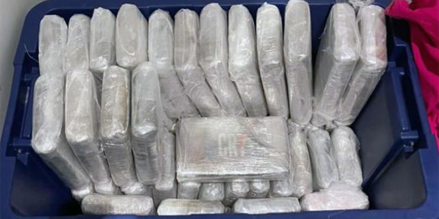 More than 100 pounds of cocaine branded with "CR7" — the nickname of soccer superstar Cristiano Ronaldo —were seized on Monday afternoon.