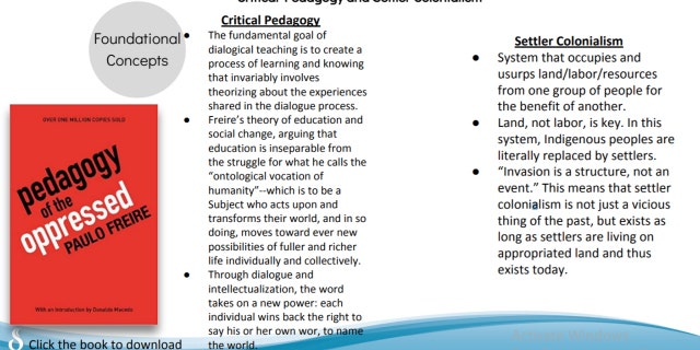 SCCOE slideshow (Credit: Alliance for Constructive Ethnic Studies)