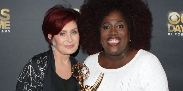 Sharon Osbourne and Sheryl Underwood attend the CBS Daytime Emmy Awards after party on April 30, 2017, in Pasadena, California.