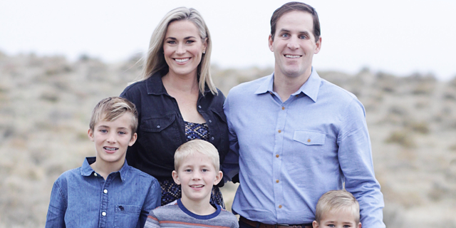 GOP Washington State Senate candidate Tiffany Smiley and her family