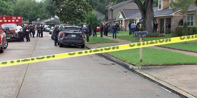 Houston police uncovered dozens of people trapped in a home on Chessington Drive after responding to a reported kidnapping case, authorities said Friday.