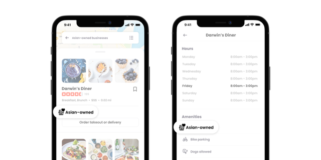 Yelp is making it easier for people to show their support for Asian-owned businesses with a new feature. (Yelp)