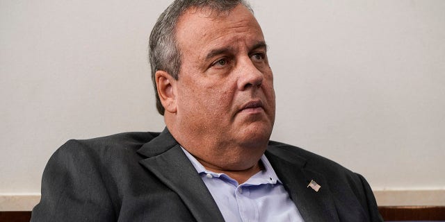WASHINGTON, DC - SEPTEMBER 27, 2020: Former New Jersey Governor Chris Christie listened to the speech of then-President Donald Trump at a news conference at the White House briefing room in Washington, DC on September 27, 2020. (Photo by Joshua Roberts / Getty Images)