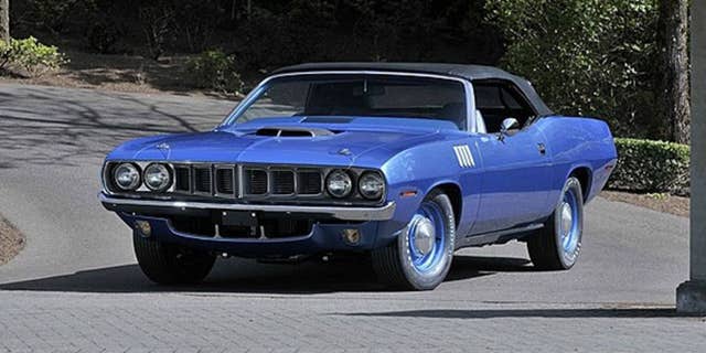 This 1971 Plymouth Hemi 'Cuda Convertible was sold at auction in 2014 for $3.5 million