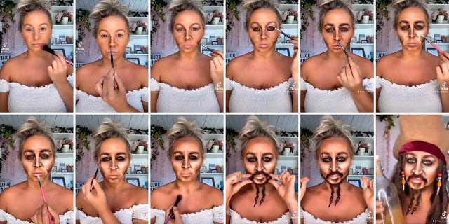 Lacao became a makeup artist six years ago, and started challenging herself to transform into A-listers last year. She was surprised at how much her social media took off after she started doing the videos, quickly amassing over 25,000 followers.