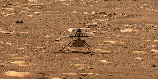 NASA's Ingenuity helicopter unlocked its rotor blades, allowing them to spin freely, on April 7. 