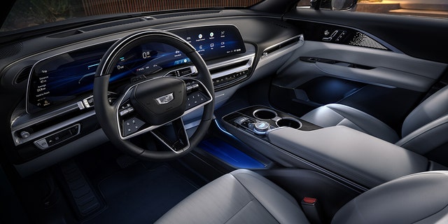 The Cadillac Lyriq interior features a 33-inch OLED display.