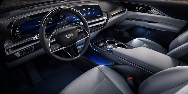 The Cadillac Lyriq interior features a 33-inch OLED display.