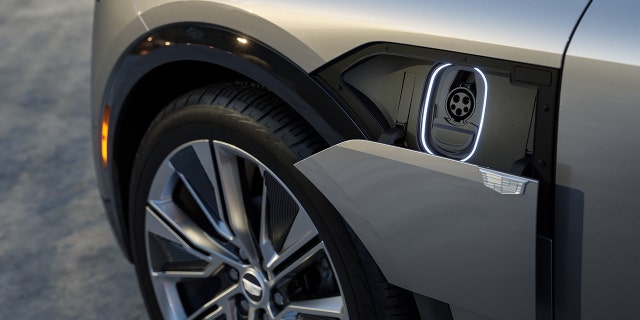 The Cadillac Lyriq can be recharged with 195 miles of electricity in 30 minutes.