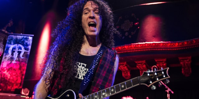 Marty Friedman performs at Great American Music Hall on September 29, 2015 in San Francisco, California.
