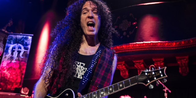 Marty Friedman performs at Great American Music Hall on September 29, 2015 in San Francisco, California. 