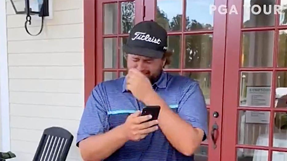 Michael Visacki makes emotional call to dad after qualifying for first PGA Tour event in viral video