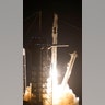 A SpaceX Falcon 9 rocket with the Crew Dragon space capsule lifts off from pad 39A at the Kennedy Space Center in Cape Canaveral, Fla., Friday, April 23, 2021. (AP Photo/John Raoux)