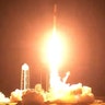 In this image made from NASA video, the SpaceX Crew Dragon spacecraft lifts off for the Crew-2 mission carrying NASA astronauts Shane Kimbrough, Megan McArthur, ESA (European Space Agency) astronaut Thomas Pesquet and Japan Aerospace Exploration Agency (JAXA) astronaut Akihiko Hoshide from Launch Complex 39A, Friday, April 23, 2021, at the Kennedy Space Center in Cape Canaveral, Fla. (NASA via AP)