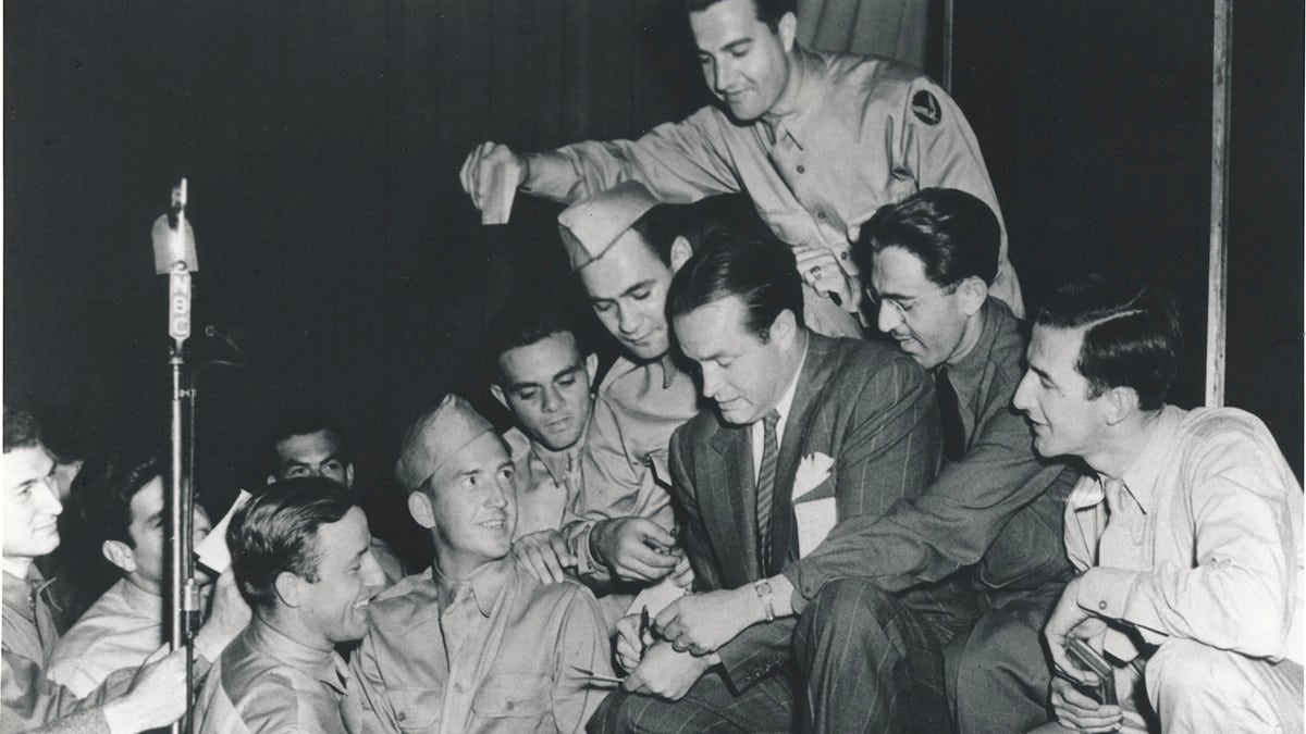 Bob Hope entertained American troops, as well as visited them at the hospital and befriended their loved ones.